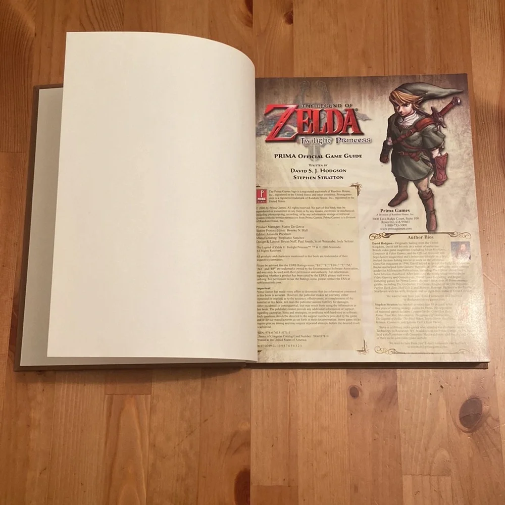 Prima Official Legend of Zelda Twilight Princess HC Collectors Strategy Guide